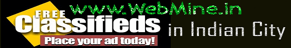 WebMine Free Classifieds in Indian City