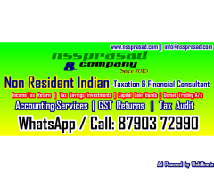 Non-Resident Person - Income Tax Return Services with Tax Planning