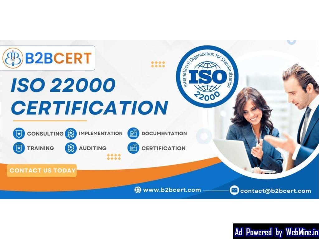 ISO 22000 Certification Services in Houston