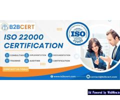ISO 22000 Certification Services in Houston