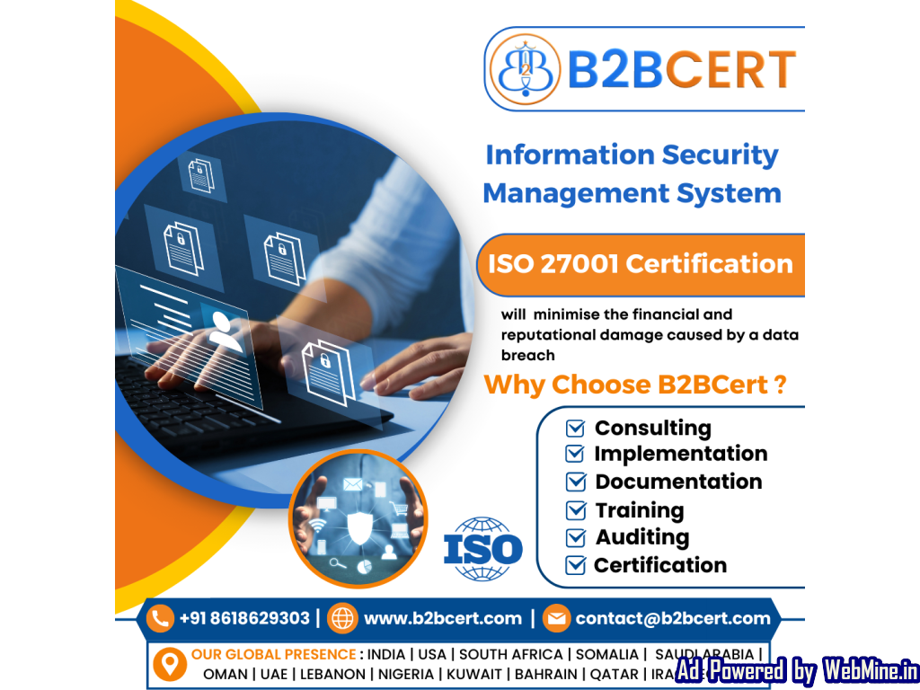 ISO 27001 Certification in Bangalore