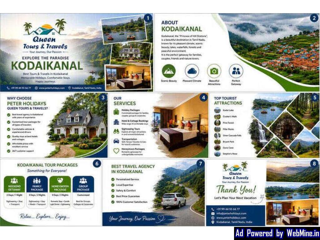Best Travel Agency in Kodaikanal for Complete Holiday Planning -Peter Holidays