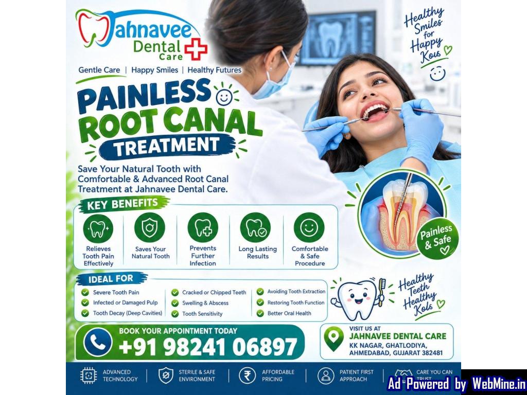 Painless Root Canal Treatment | Dr. Nandini H Mewada